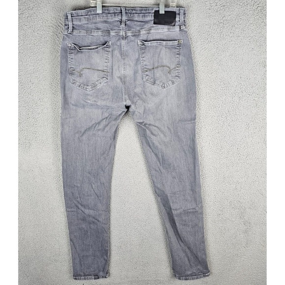 Mavi Jeans Mens 36x36 Gray Zach Straight Leg Stretch Denim - Picture 2 of 12